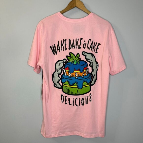 Wedding Cake Men’s Smoke Cake Graphic T-Shirt XL - Picture 1 of 7